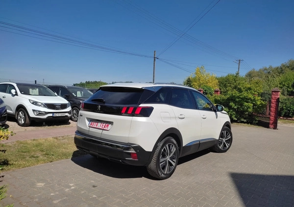 Peugeot 3008 cena 81900 przebieg: 186380, rok produkcji 2019 z Lipsko małe 497